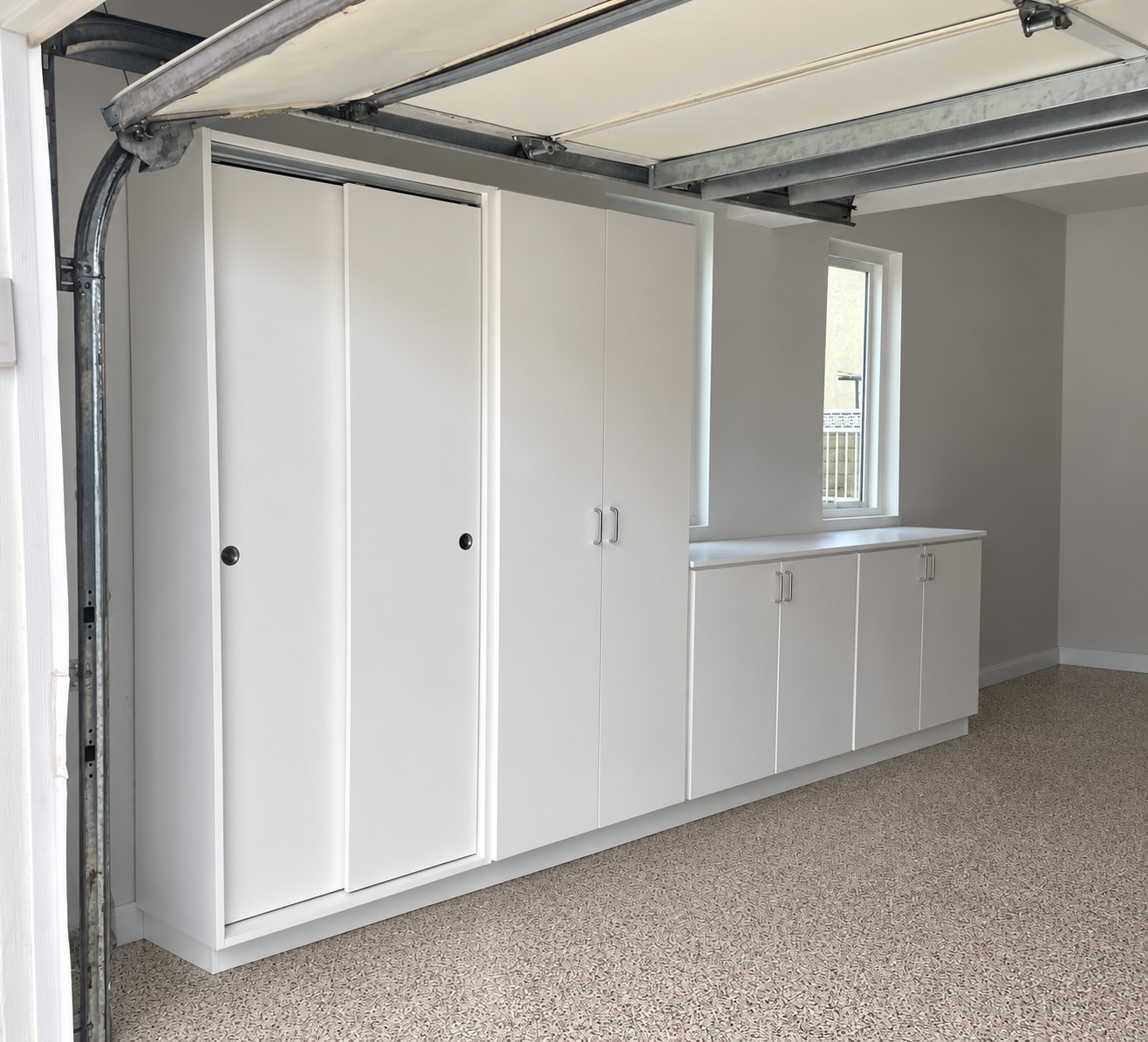 Garage cabinets and countertop